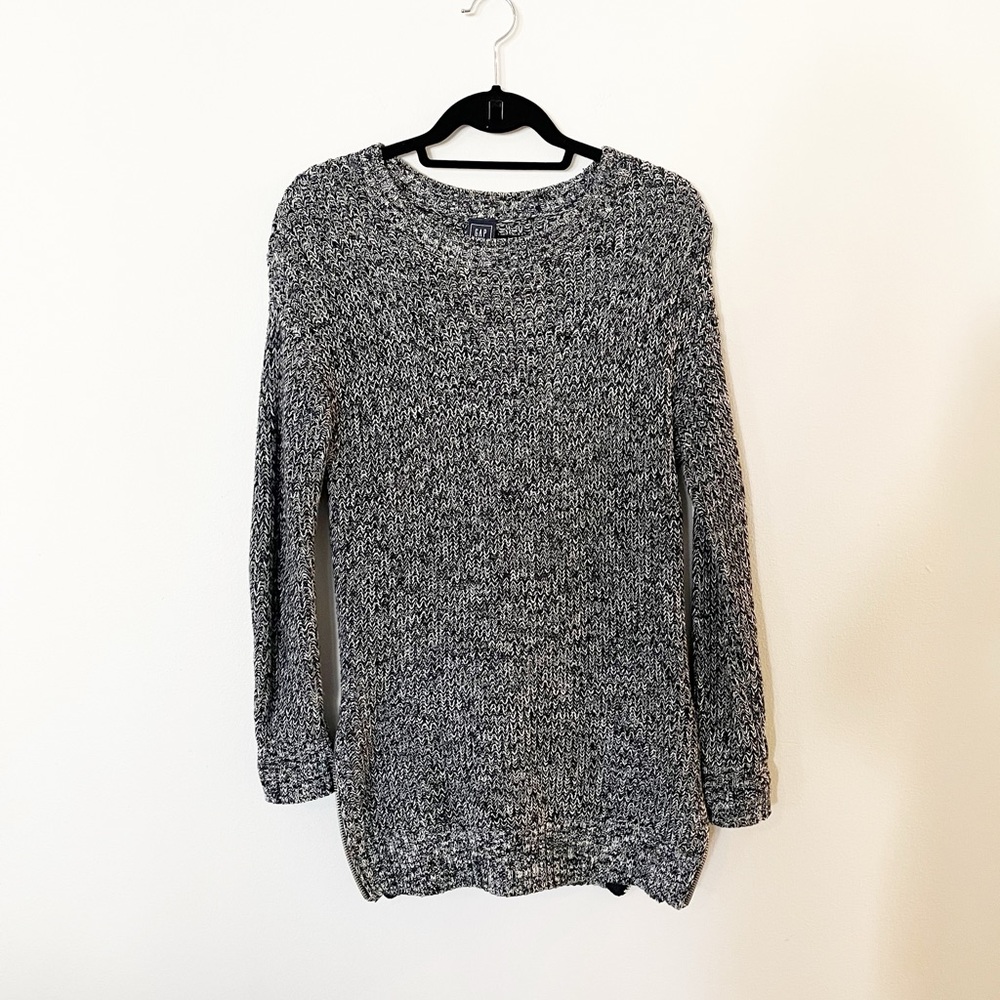 Gap Side Hem Zip Sweater